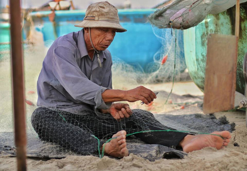 man in long hai beach