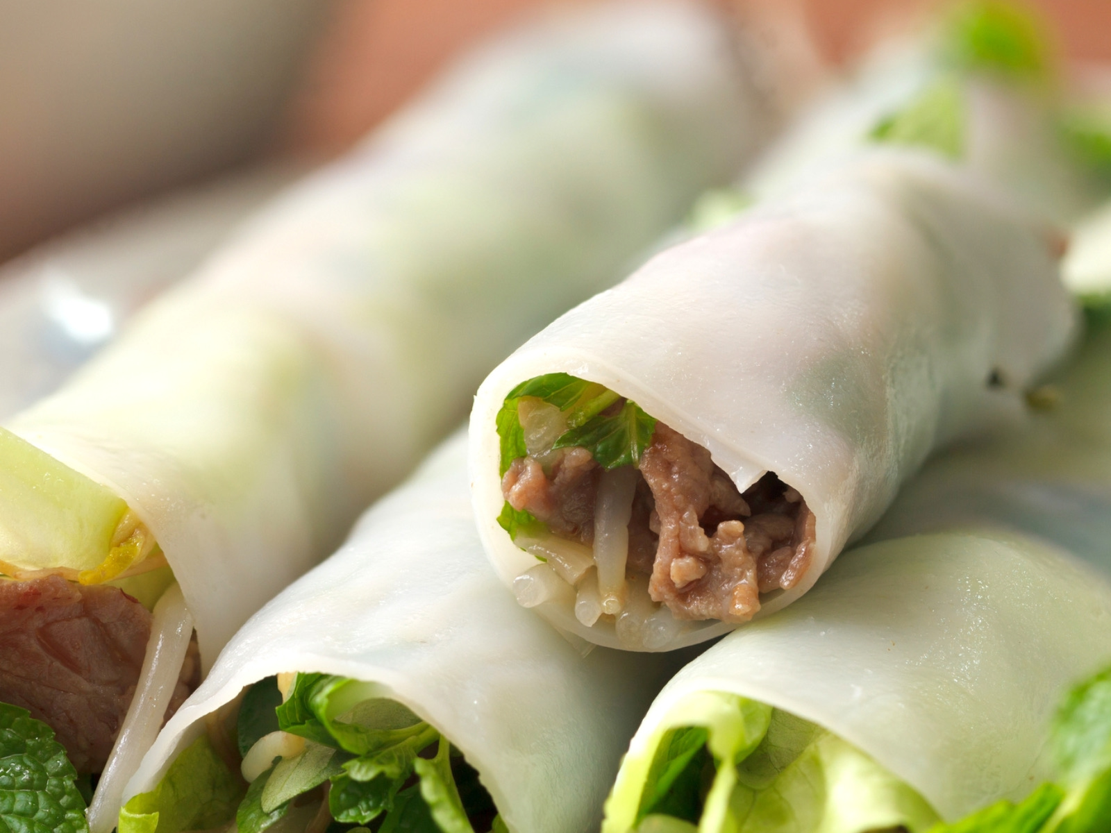 Pho cuon rolled pho