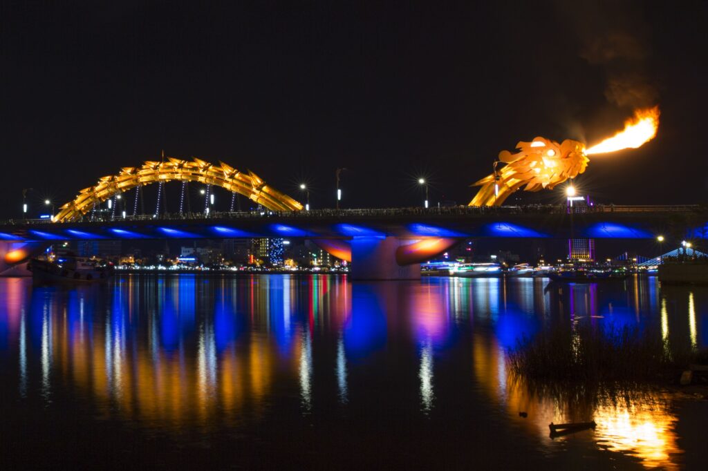 Vietnam Weather In June | Plan Your Summer Vacation Right! 2 dragon bridge fire breathing da nang - Vietnam Weather In June | Plan Your Summer Vacation Right!