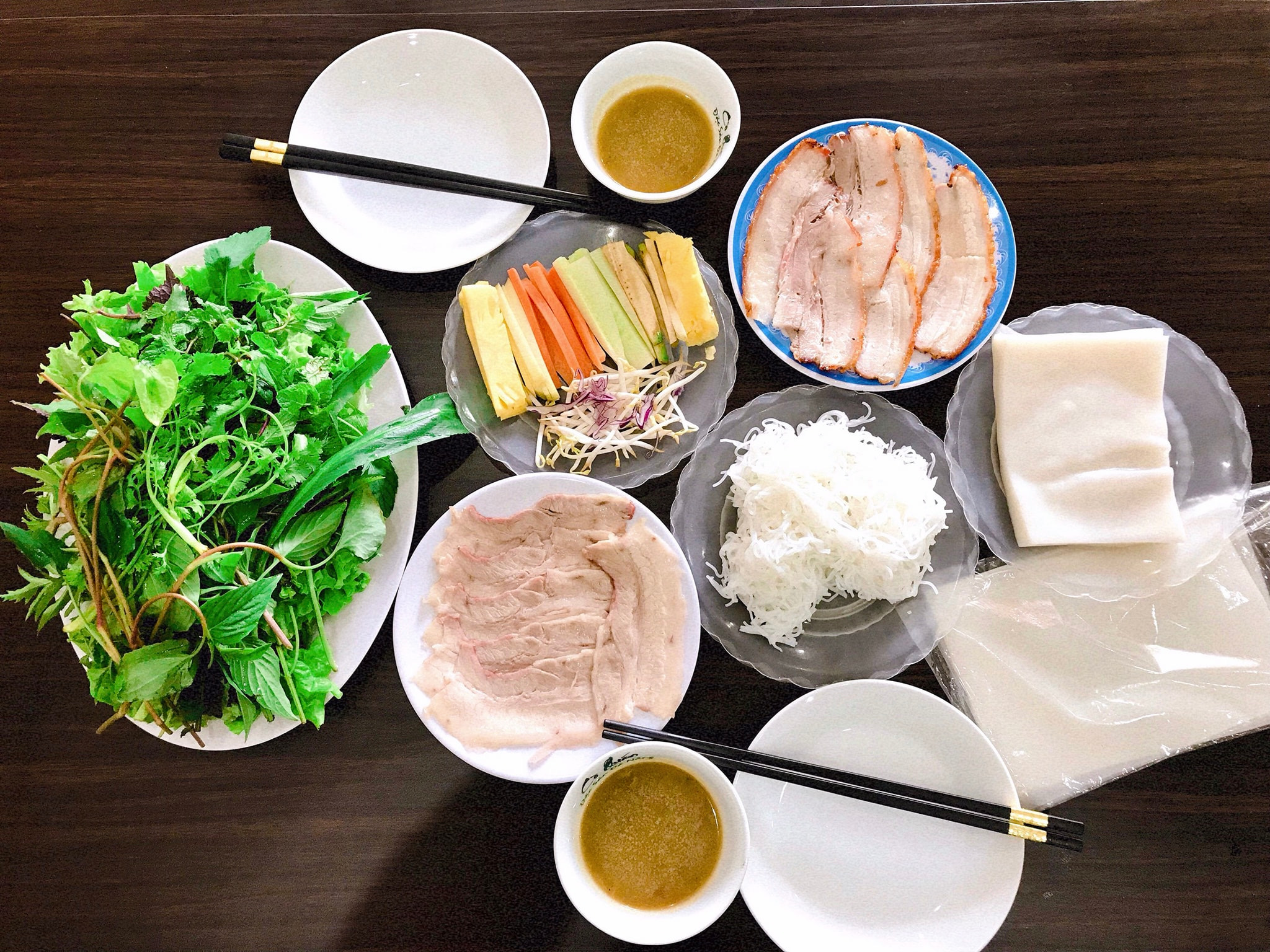 banh trang cuon thit nuong