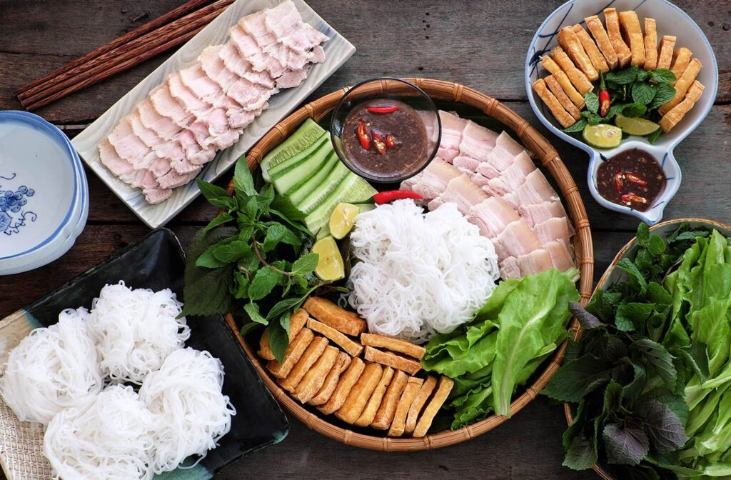 Top 10 Northern Vietnamese Food Experiences | The Culinary Heritage 8 Bun Dau Mam Tom Vietnamese food Vietnamnomad - Top 10 Northern Vietnamese Food Experiences | The Culinary Heritage