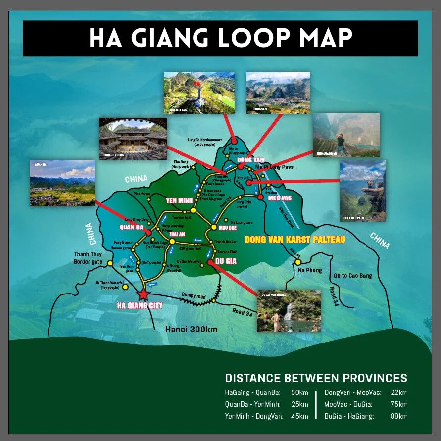 Ha Giang Loop Map - Adventure In The Ha Giang Loop: Your Comprehensive Guide To Routes, Tips, And Hidden Treasures