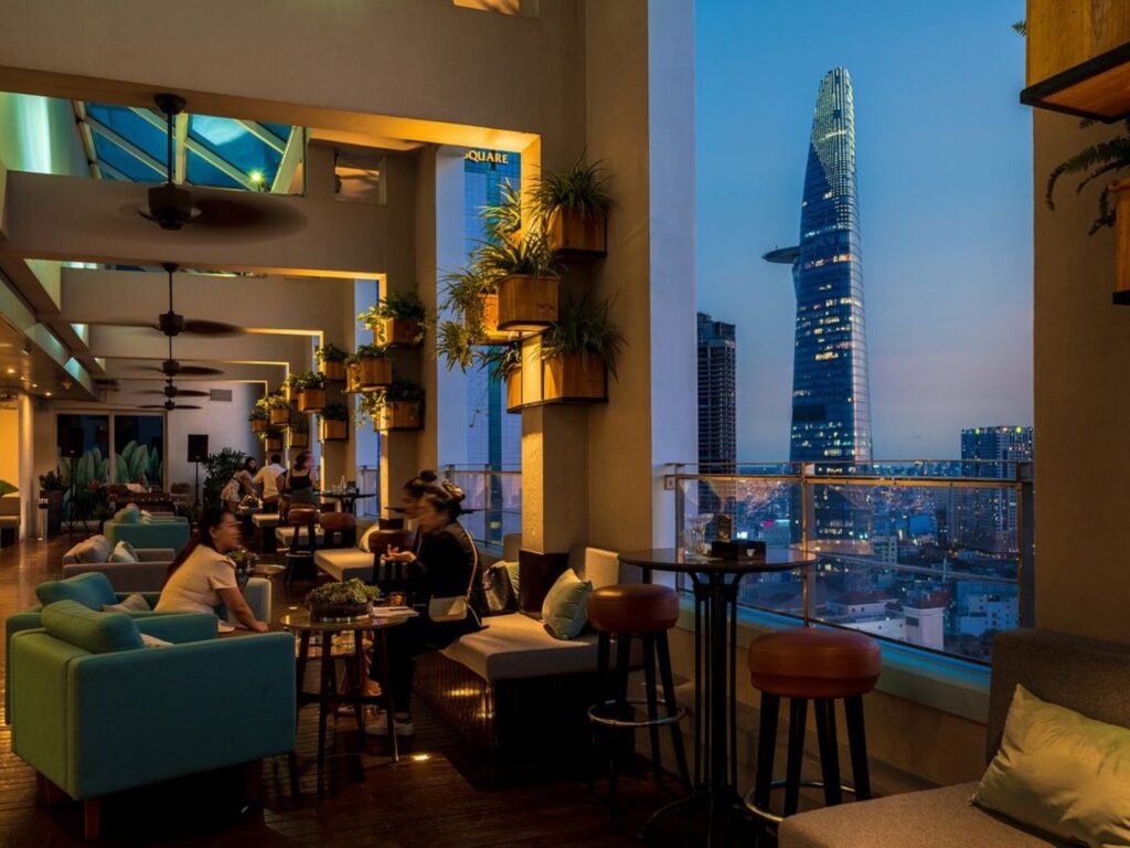 12 Spectacular Rooftop Bars in Saigon 7 Level 23 Wine Bar