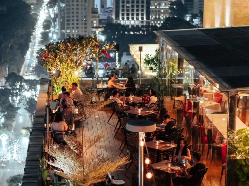 12 Spectacular Rooftop Bars in Saigon 34 Shri Restaurant & Lounge