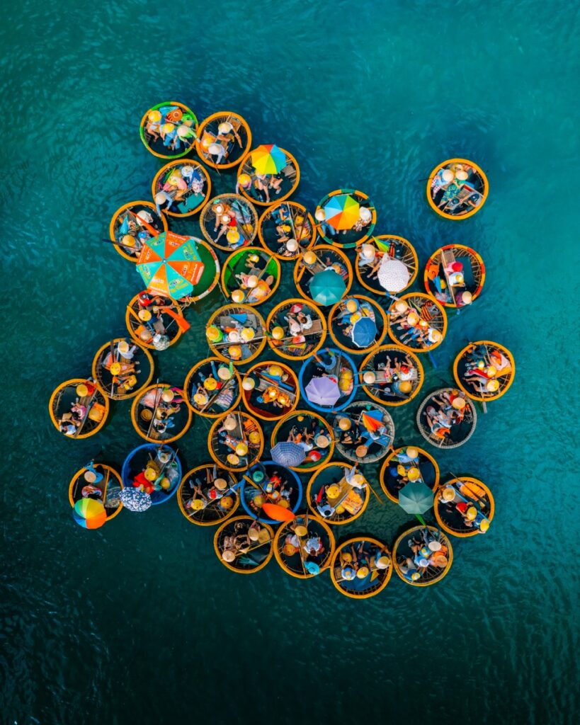 Central Vietnam Guide: 7 Must-Visit Destinations Await! 11 Thuyen Thung Basket Boats Hoi An. Vietnam. Photo by VIA Ambassador Le Van Anh Tai - Central Vietnam Guide: 7 Must-Visit Destinations Await!