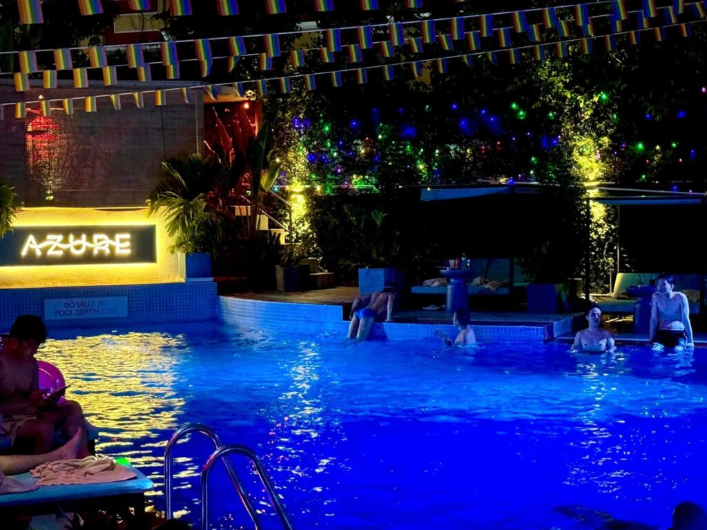 Azure Pool and Bar2 - Inclusive Vibes and Electric Energy: Top 7 Gay Bars Redefining Nightlife in Saigon