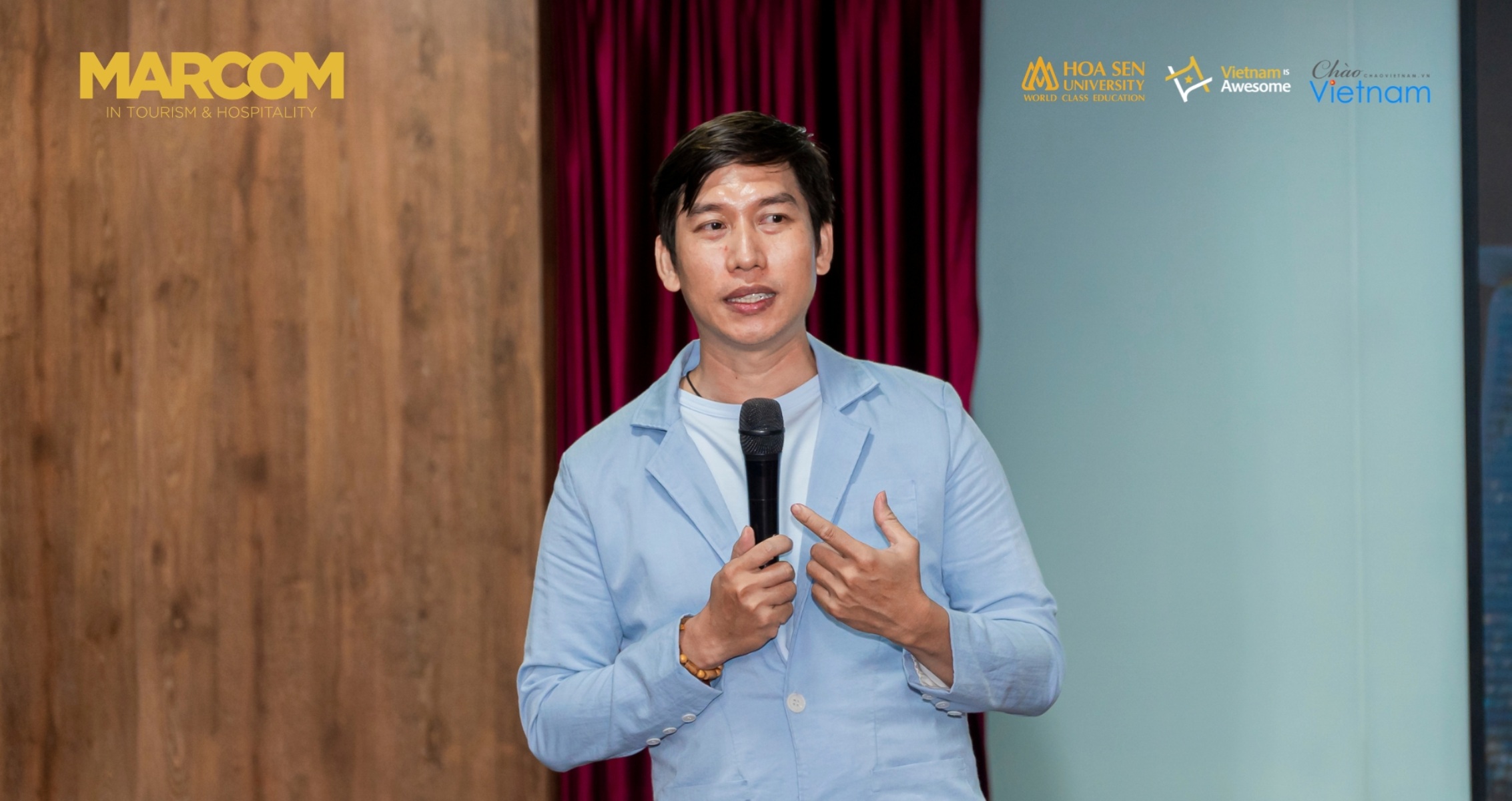 chefcuong 1 - Successful MarCom Workshop at Hoa Sen University With Over 100 Students