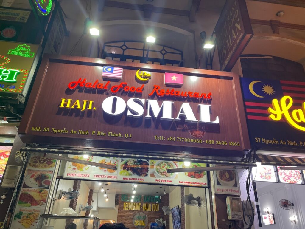 Top 10 Must-Try Halal Restaurants in Ho Chi Minh City: Best Eats! 21 Halal Osman Store Front 3 - Top 10 Must-Try Halal Restaurants in Ho Chi Minh City: Best Eats!