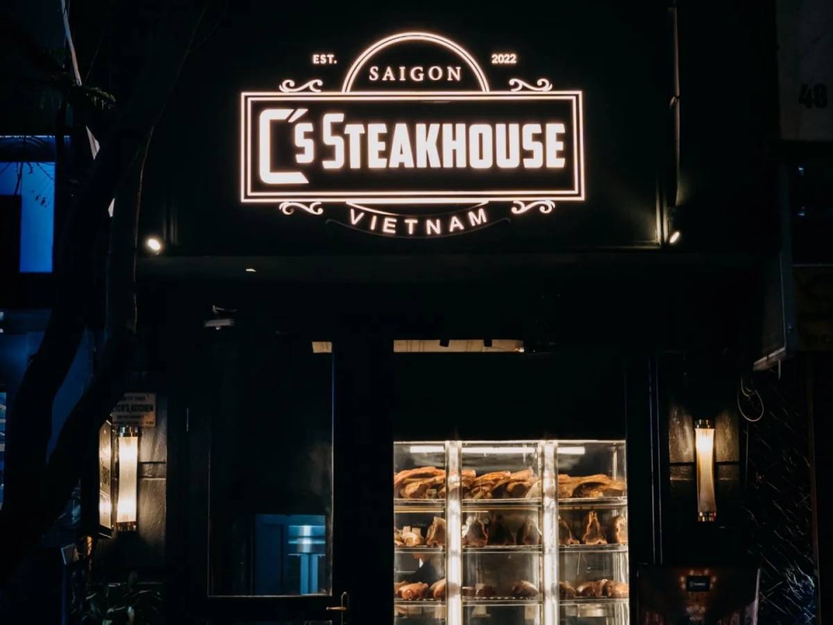 Cs steak storefront - Steak Restaurants In Ho Chi Minh City: Must-Try 8 Best Steak Places
